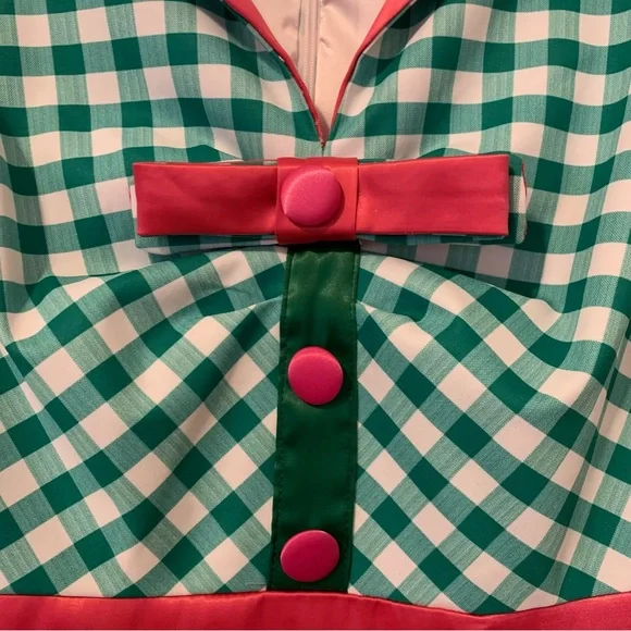 Retro Pin Up Wiggle Midi Dress - Picture 4 of 12